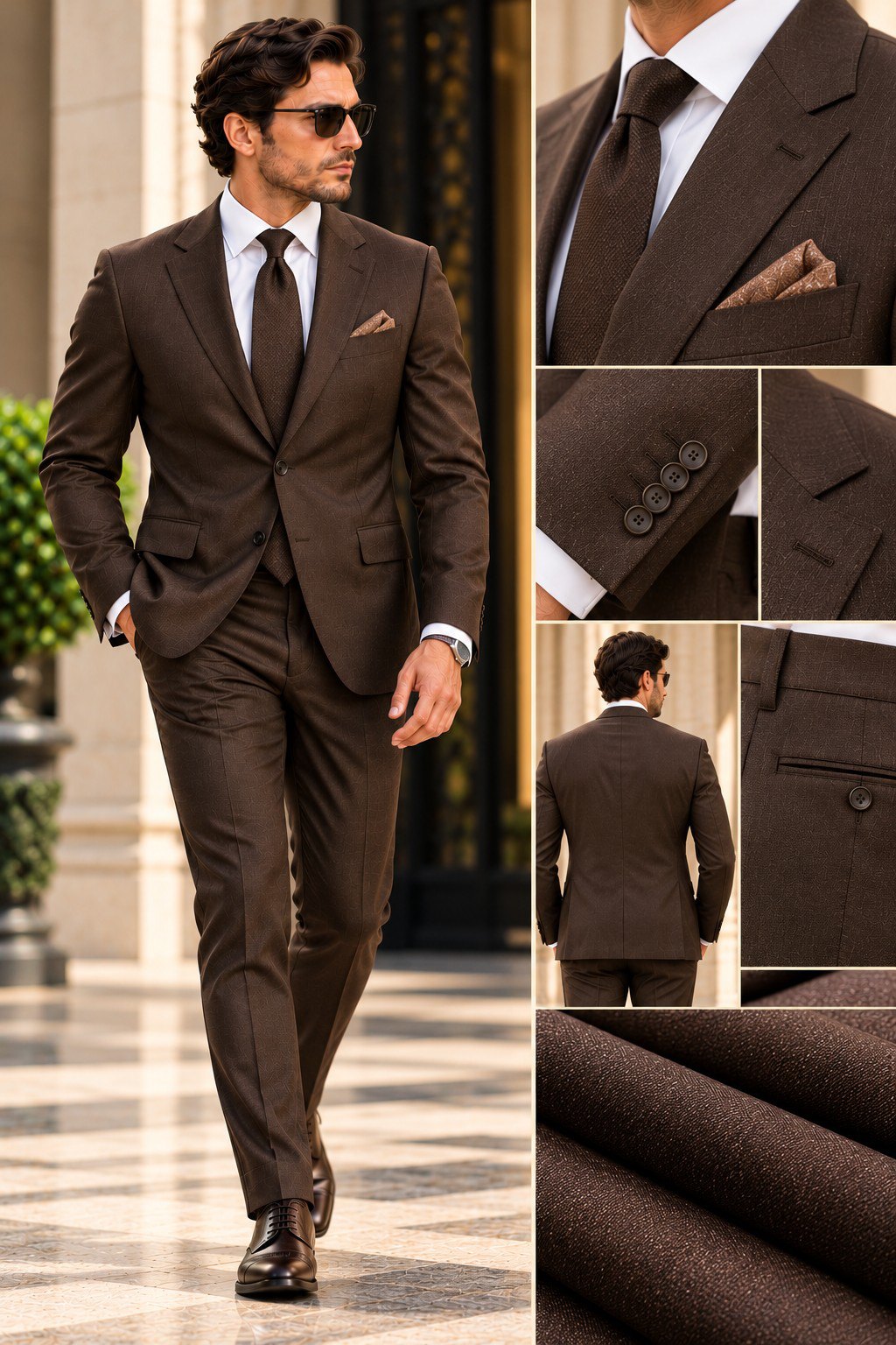 Three-piece suit style reference